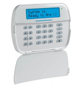DSC Neo HS2LCD LCD Security Alarm Monitoring System Keypad with Blue Screen